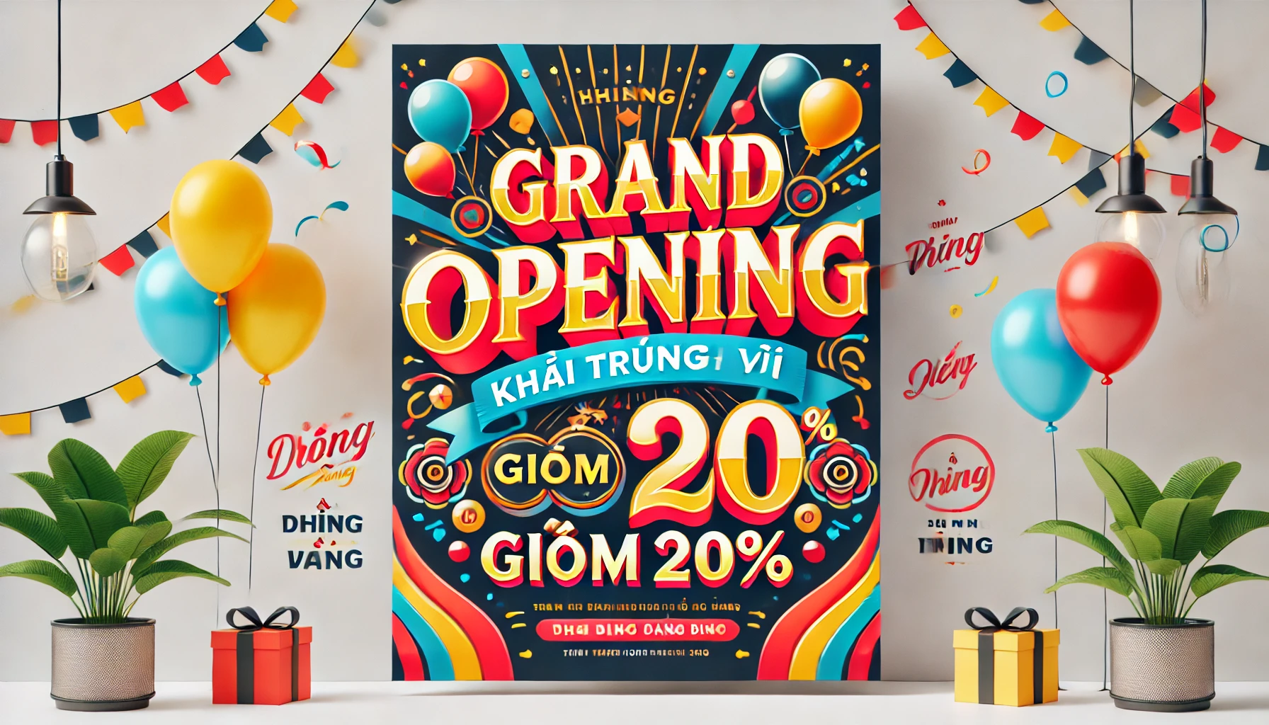 Khai Trương Thú Vị Giảm 20%